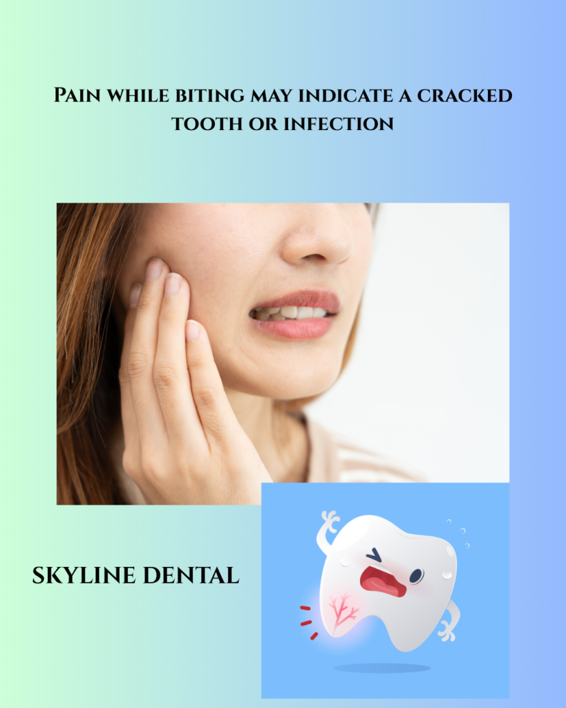 Tooth pain when biting treatment in Whitefield