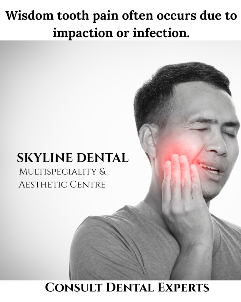 Wisdom tooth pain treatment in Whitefield dental clinic