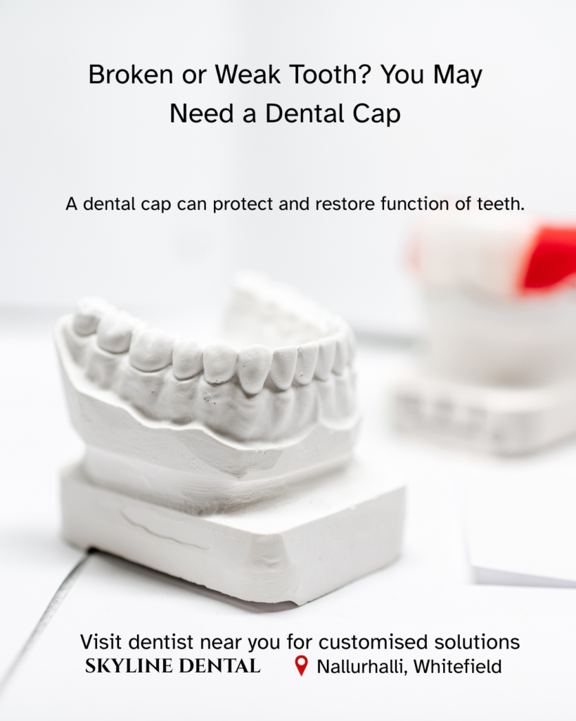 dental cap for broken tooth whitefield